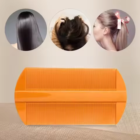 2pcs ultra-dense lice comb traditional fine tooth comb removes lice eggs and dandruff durable materi