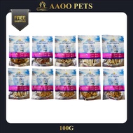[AAOO Pets] Alps Natural Pure Treats Ocean Fish Salmon Recipe 100g