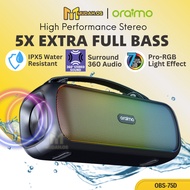 ORAIMO Wireless Bluetooth TWS Speaker OBS-75D Super Bass Loud Party Speaker LED Waterproof AUX USB Speker Spiker 蓝牙音箱