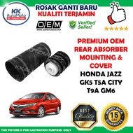 1 Kit High Quality OEM Rear Absorber Mounting & Cover - Honda Jazz GK5 T5A City GM6 T9A 2014 - 2018