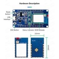 HI-LINK Dual Band WiFi 6+BLE5.4 Bluetooth Module Low Power Serial To Wireless Module - Test Kit - AT