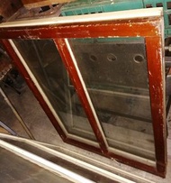 早期玻璃木窗