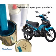 spray tin cyan green yamaha lc v7 / colour cyan green