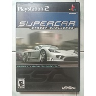 SONY CD Compact disc DVD Original game cassette PS2 Playstation 2 Activion Supercar Street Challenge
