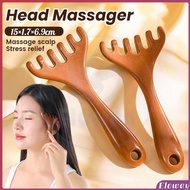 ELY 6-Claws Head Massager Meridian Dredging Head Scalp Massager Scraper Massage Comb