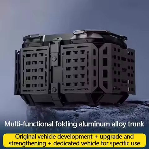 Suitable for Kymco H150 multi-functional trunk X150 aluminum alloy armored trunk with large capacity