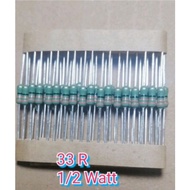 Resistor 33r 1/2watt