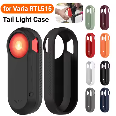 For Garmin Varia RTL515 Case Cover Tail Light Silicone Protective Cover Impact-resistant Anti-Lost C