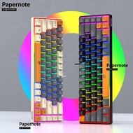 PAPERNOTE Gaming Keyboard, 68 Keys Blue Switch RAIKU K68 Keyboard,  Thai Keys Backlight Luminous Off