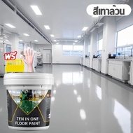 🔥แห้งภายใน 3 นาที💥สีทาพื้นอีพ็อกซี่ สีทาพื้น สีอีพ็อกซี่ สีทาพื้นปูน ไม่ลอกหรือแตกร้าวขึ้นรูปในขั้นต