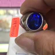 CINCIN LELAKI BATU BIRU EMAS SUASA 375/18K