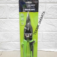 new gunting seng 10" tekiro tang potong baja ringan aviation snips