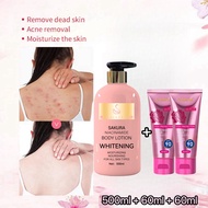 『BUY 1 TAKE 2』1*500ML Black Swan Niacinamide Body Lotion Sakura Whitening& SUNISA Sunscreen SPF90+