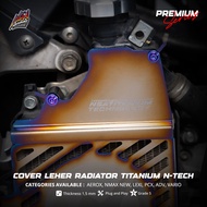 NSA PREMIUM SERIES TITANIUM RADIATOR NECK COVER N-TECH GR-5 TITANIUM RADIATOR NECK COVER GR-5