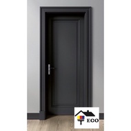 1L Eco Paint MATTE BLACK Wood Paint & Metal Paint( For Wood & Metal ) Cat Minyak, Cat Kayu, Cat Besi