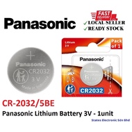 GENUINE CR2032 Panasonic Lithium Battery 3V (CR-2032/5BE)