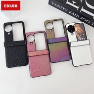 Matte Purity Casing N3Flip N2Flip 3in1 Glitter Leather Color for OPPO Find N3 Flip N2 Flip With Lace