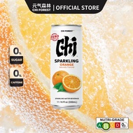 Chi Forest 元气森林 Sugar Free Sparkling Water Soda Orange Flavor Cans Drink 330ml 柑橙风味无糖气泡水 [Genki Fore