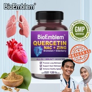 QUERCETIN NAC + Bromelain + Elderberry + Zinc: Menenangkan ketidaknyamanan meningkatkan kekebalan tu
