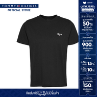 Tommy Hilfiger เสื้อยืด ผู้หญิง รุ่น DW0DW18633 BDS - สีดำ ทรง Regular Fit