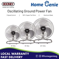 Booney Powerful Oscillating Air Circulator (Floor Power Fan) || 16" (BPF400G) / 18" (BPF450G) / 20" 