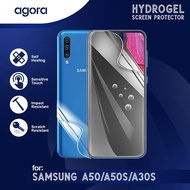 LAYAR Anti-Scratch Hydrogel For Samsung A50, A50S, A30S Hydrogel SCREEN Protector Film - ANTI SPY, F