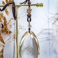 【幻影千層翠綠山景】大顆粒 千層塔山 綠幽靈水晶項鍊吊咀吊墜