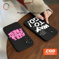 (JC09) Soft Case Macaron Pro Camera Black Samsung A14 A16 A17 A23 A24 A26 A32 5G A33 A34 A35 A50 A72