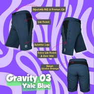 SHORT PANT GRAVITY 03 NEW SERIES PVR IND | CELANA PENDEK | MTB | SANTAI | PRIA WANITA | OLAHRAGA