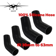 I33T 45 Degree Silicone Hose Elbow Reducer Hose Adapter for Auto Intercooler 38mm/45mm/51mm/57mm/63m
