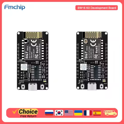 AI-Thinker BW16 IoT Kit: RTL8720DN with Dual-Band WiFi & Bluetooth 5.0, Compatible with Arduino/ESP3