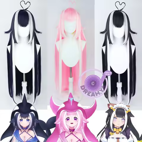 Shylily Cosplay Wig Hololive YouTuber Long Mixed 95cm Straight Heat Resistant Synthetic Hair Hallowe