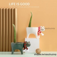 Cartoon Animal Flower Pot Simple Succulent Monkey Tail Pillar Cactus Succulent Simple Decoration Des