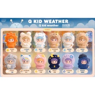 (Single Dip) Q kid Weather Keychain