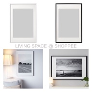 RIBBA 61 x 91 / 70 X 100 cm Large Size Picture Frame / Photo Frame , black / white , 61 x 91 cm 24R 