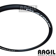 VELG SEPEDA 700C 700 PLATINUM 3CM 4CM 5CM 5.5CM LUBANG 36 HOLE 36H RIM RIMS ALLOY DOUBLE WALL ALUMUN