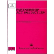 Partnership Act  1961 (Act 135) [As At 1st Oct 2024] (Paperback) ISBN: 9789678927734