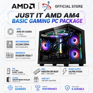 JUSTIT AMD BASIC GAMING PC Package  ( RYZEN 5 5600G / RYZEN 7 5700G & 8GB / 16GB & 240GB / 480GB )