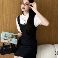 Kill system 越南品牌 蕾絲領裇衫 連身裙 一套兩件 套裝 萬聖節服飾/日常穿搭/OL服飾 halloween outfit