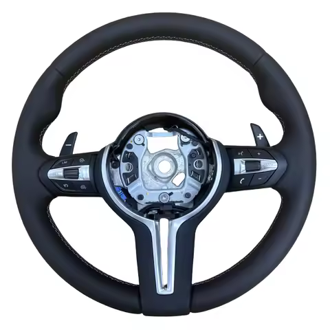 High Quality Leather for BMW M3 M4 M5 F10 F20 F30 Modified Car Steering Wheel