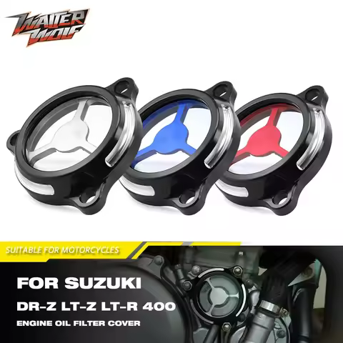 For Suzuki DR-Z 400 LT-Z400 LT-R450 2000-2023 Motocross Engine Oil Filter Cap Cover DR-Z400 DRZ LTZ 