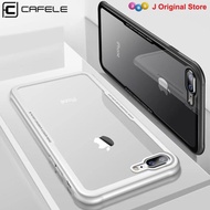 iphone 7 8 7+ 8+ 7 Plus 8 Plus - Cafe Toughened Glass Superlight Case