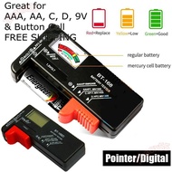 ZHAOX Battery Volt Tester Test Tool Electricity Tester AAA/C/D/9V/1.5V Digital Voltage Checker