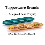 Tupperware Allegra 4 Peas Tray (1 PC / 2 PCS) - Gold / Green