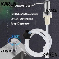 KAREN Soap Dispenser Countertop Home Extension Tube Water Pump Detergent Lotion Dispenser