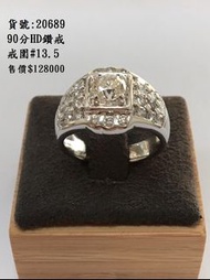 【中信當舖】1克拉男鑽戒💍精品流當鑽石戒指/求婚/訂婚/送禮/自戴D20689