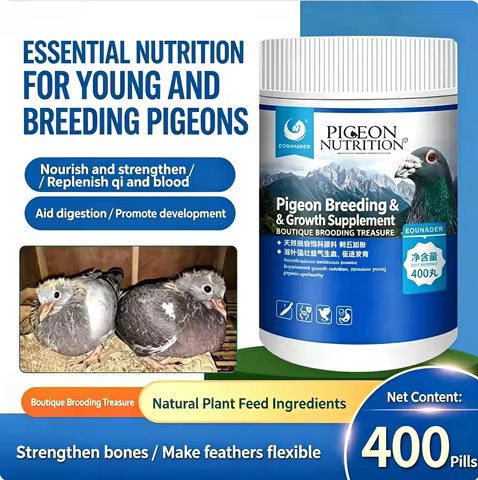 400 Pellets Young Pigeon Nutritional Supplements Promote Growth & Immunity, Young Pigeon Care