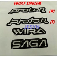 PROTON WIRA SAGA EBOXY EMBLEM LOGO ( 1PCS )
