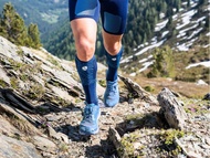 Compressport ถุงเท้ายาว ใส่วิ่ง FULL SOCKS RACE & RECOVERY - UTMB 2022