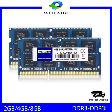 DDR3 DDR3L 4GB 8GB 1066 1333 1600MHZ Sodimm RAM,PC3L-12800s Memory 204Pin 1.35V/1.5V CL11 Non-ECC Un